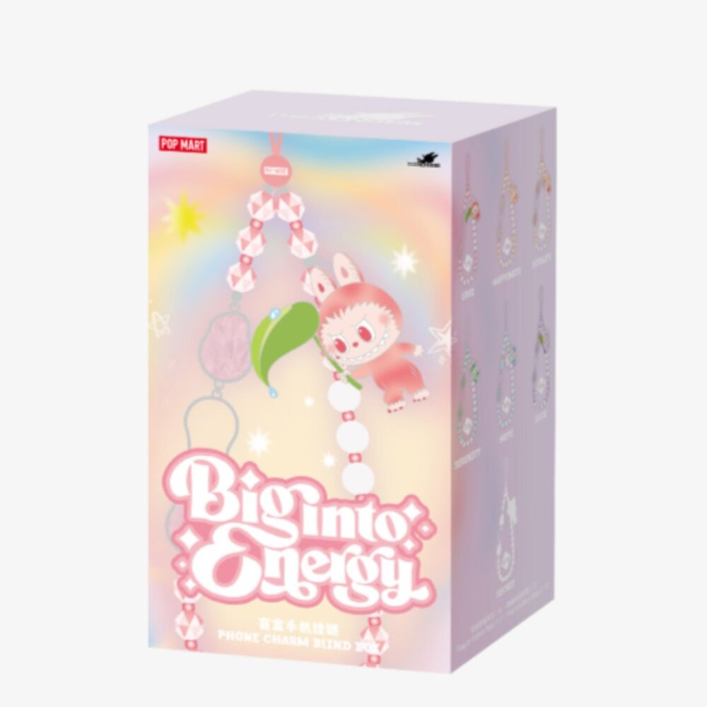 PopMart Labubu Big into Energy Phone Charm or PURSE CHARM -- Sealed Blind Box